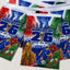 World Cup 2026 themed bunting flags on a white background