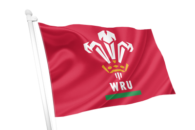 Wales Rugby Crested Flag