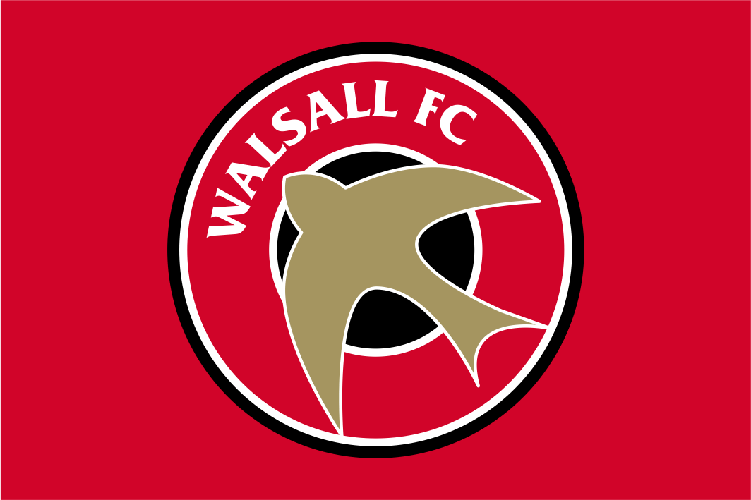 Walsoll Walsall Football Club Flag - Premium Knitted Polyester, Multiple Sizes ...