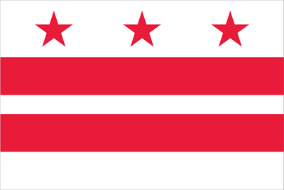 Washington DC (District of Columbia) Flag