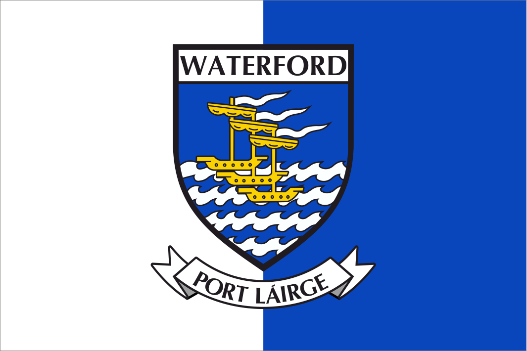 Waterford County Crest Handwaver Flag