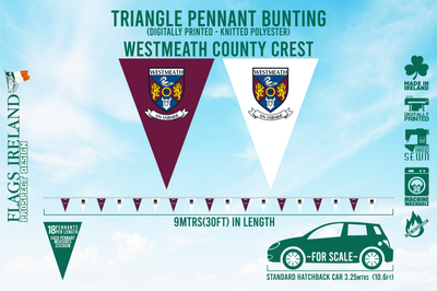 Westmeath County Crest Bunting