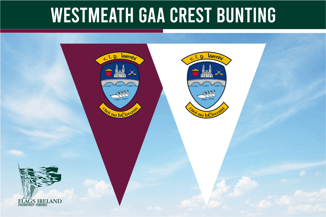 Westmeath GAA Crest Bunting