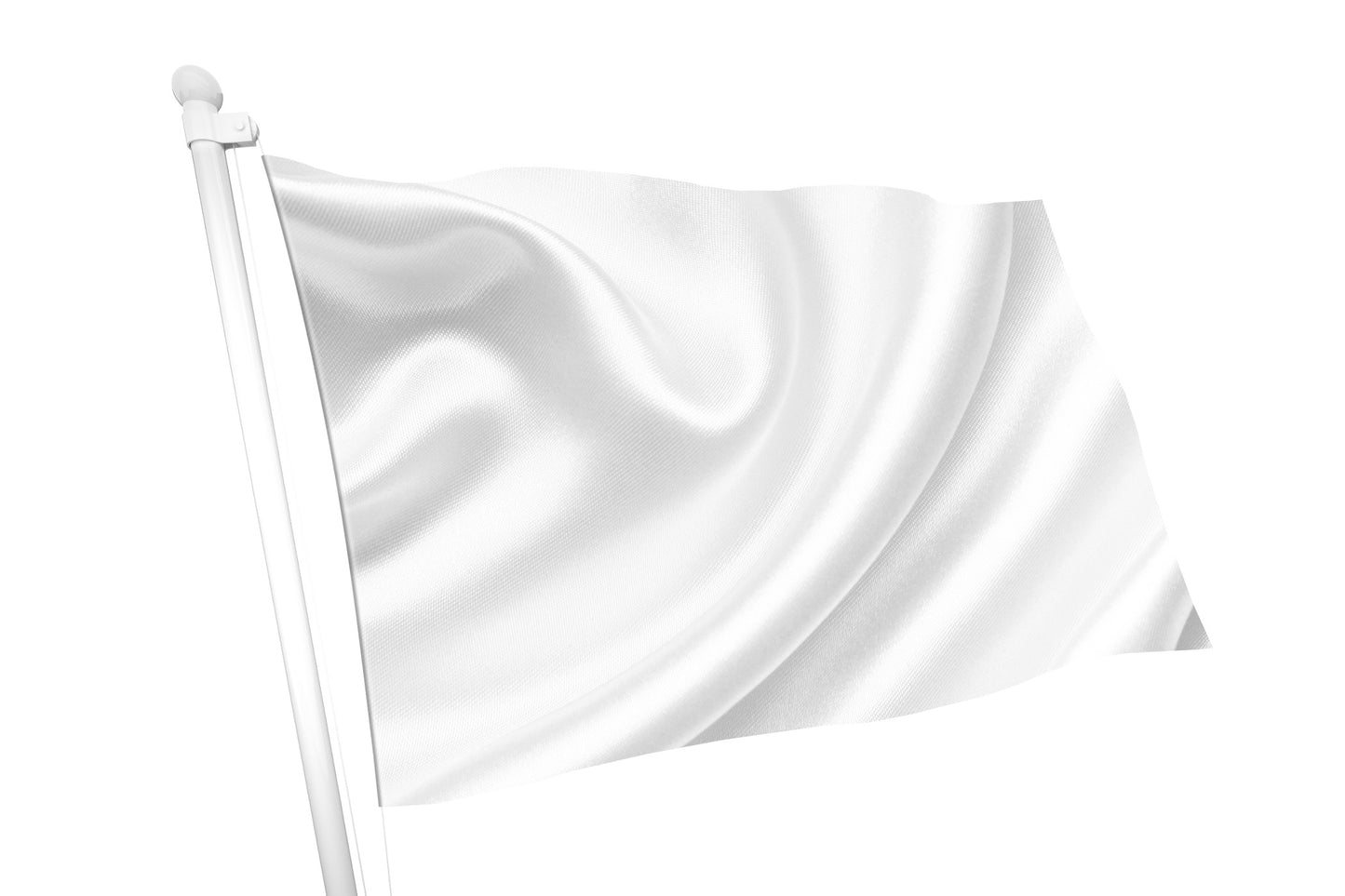 Bandeira de cor branca