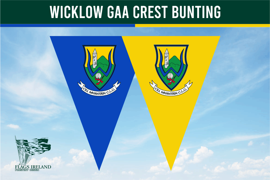 Wicklow GAA Crest Bunting