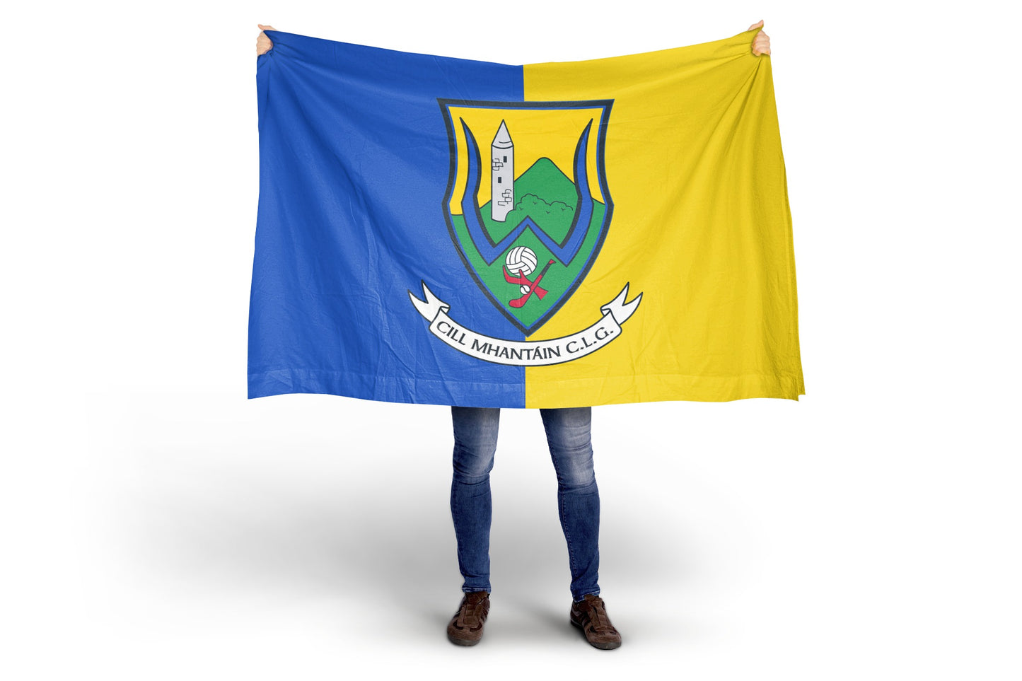 Wicklow GAA Crest Flag
