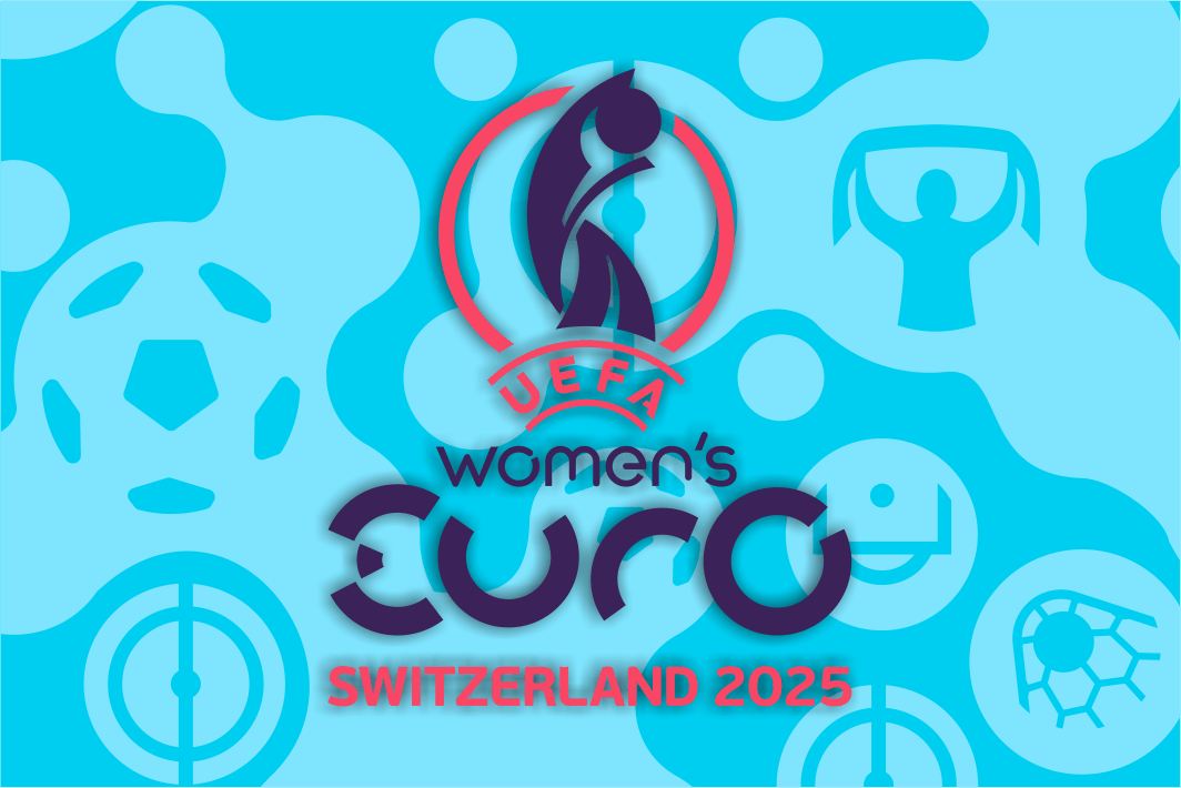 Women’s EURO 2025 Logo Flag - Blue