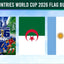 Promotional image for 48 countries World Cup 2026 flag bunting with flags of Algeria and Argentina.