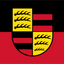 The flag of Württemberg-Hohenzollern is a simple black and dark red two-color flag. It was used from 1947 to 1952 in a post-World War II region of Germany. The black honors the former Prussian province of Hohenzollern, and the dark red honors the state of Württemberg.