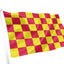 Yellow & Red Chequered Flag