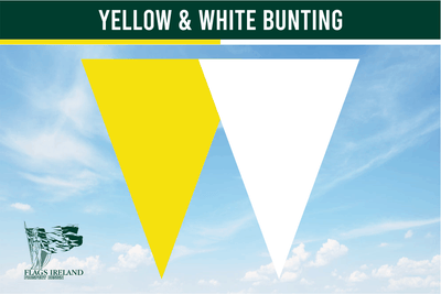 Yellow & White Colour Bunting - Papal - Vatican colours