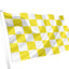 Yellow & White Chequered Flag