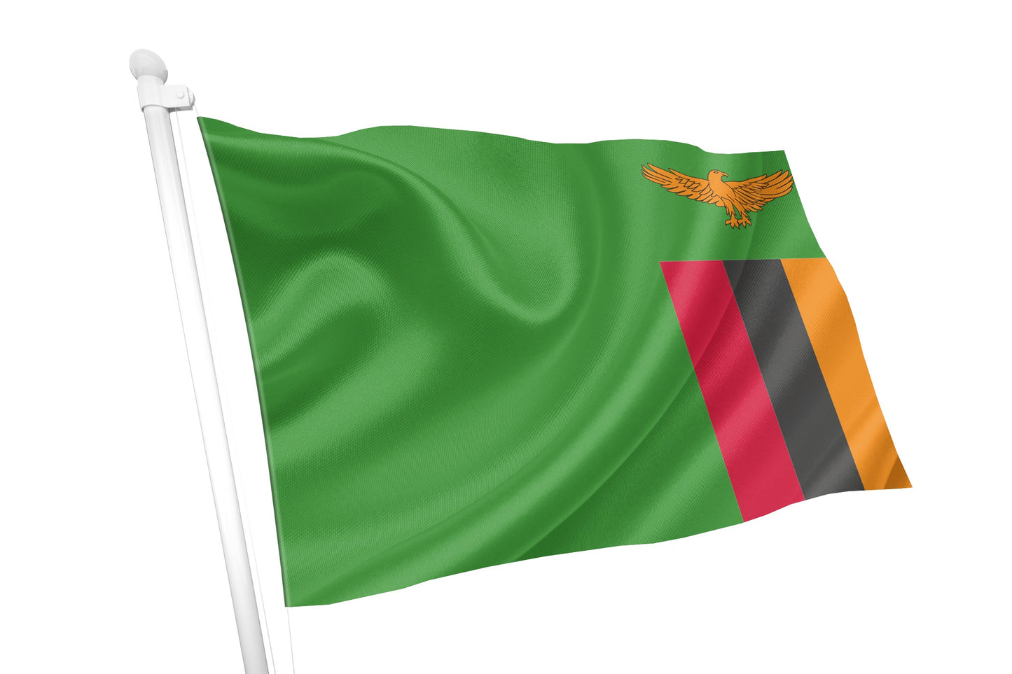 Sambia-Nationalflagge