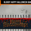 Bloody Happy Halloween Banner