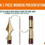 Indoor Wooden Presentation Flagpole
