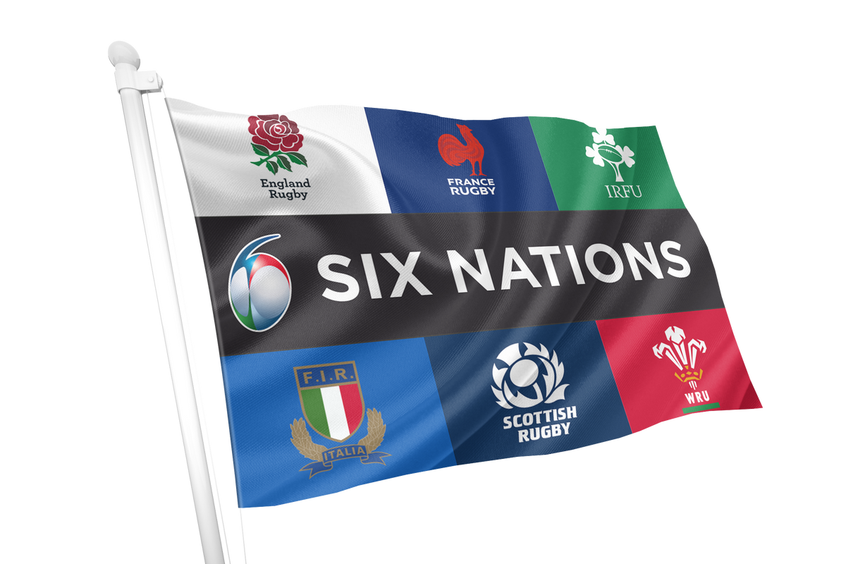 Six Flags Rugby Six Nations Logo Flags: Digital Printing Expert in Dublin, Ireland ...