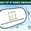 Personalised Logo Double-Sided Pop-Up Banner With Carry Bag