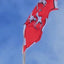 Bandeira com logotipo personalizado