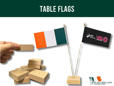 Table Flag - Any Logo or standard flag