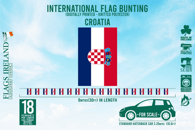 Croatia Flag Bunting