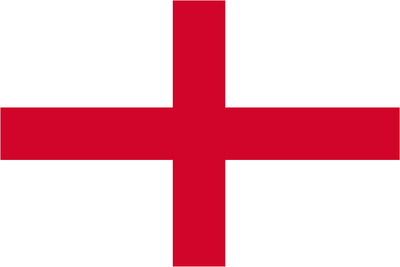 Inglaterra - Bandeira da Cruz de São Jorge