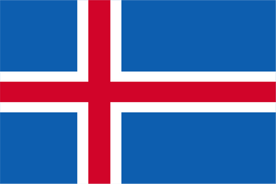 Isländische Nationalflagge