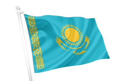 Nationalflagge Kasachstans