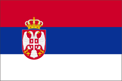 Serbische Nationalflagge