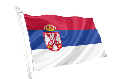 Serbische Nationalflagge