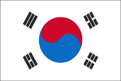 Südkoreanische Nationalflagge
