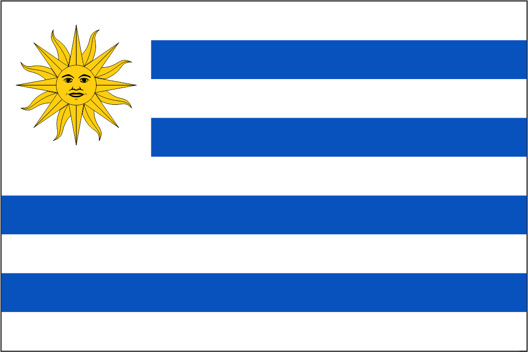 Uruguayische Nationalflagge